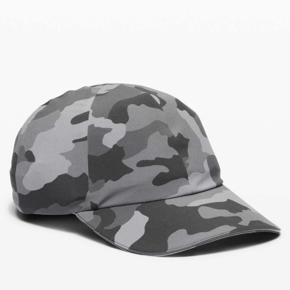 Lululemon Fast and Free Run Hat M Size OS Color: Camo Rhino Grey Multi NWT